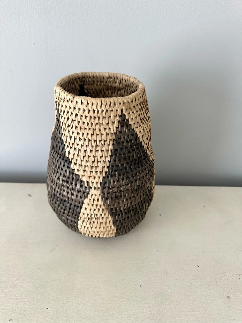 African Africa basket decor vase boho hand made